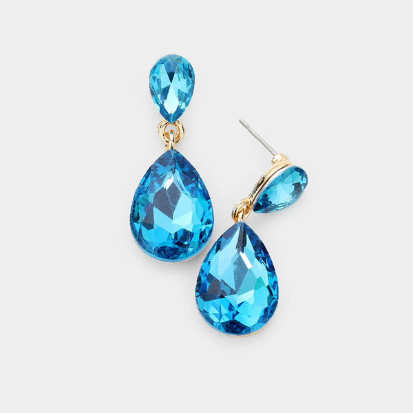 Crystal Teardrop Earrings