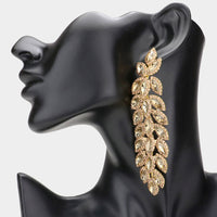 Oversized Crystal Rhinestone Earrings