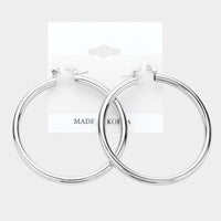 Metal Hoop Earrings