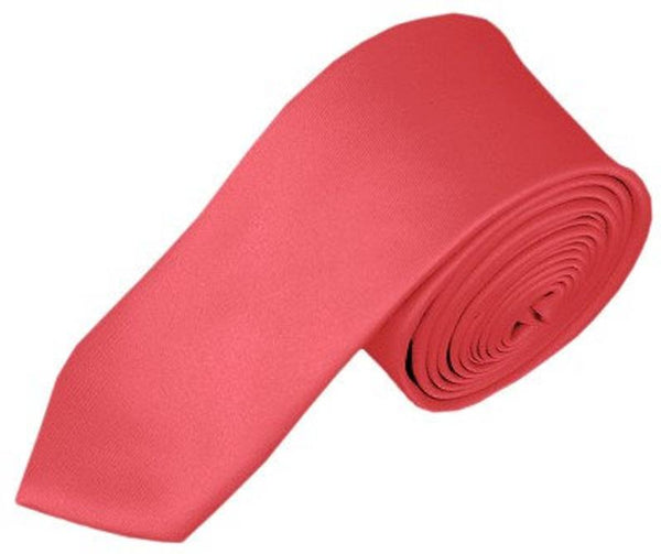 BOYS SOLID CORAL NECKTIE