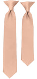 BOYS' SOLID SALMON TIE