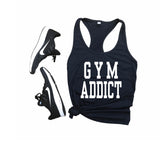 Gym Addict Tee or Tank Top