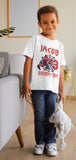 Boys Super Man Birthday Shirt