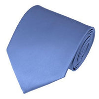 SOLID STEEL BLUE MENS' TIES