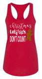 Christmas Calories Don’t Count Tank Top