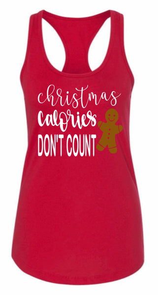 Christmas Calories Don’t Count Tank Top