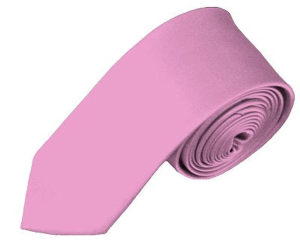 BOYS SOLID DUSTY PINK NECKTIE