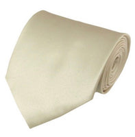 SOLID CREAM MENS' TIES