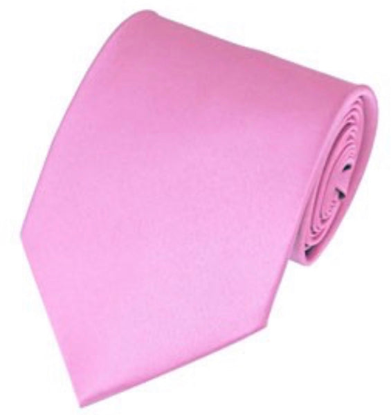 SOLID PINK MENS' TIES