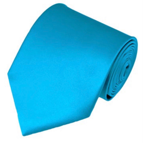 SOLID  TURQUOISE MENS' TIES