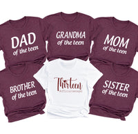 Teen Birthday Family Shirts