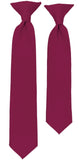 BOYS' SOLID RASPBERRY TIE