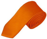 BOYS SOLID ORANGE NECKTIE