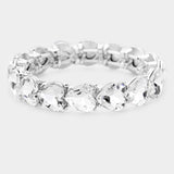 Heart Crystal Stretch Bracelet