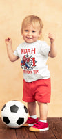 Boys Super Man Birthday Shirt