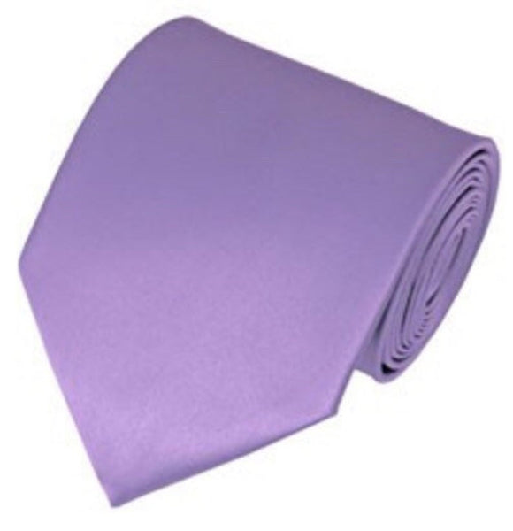 SOLID LAVENDER MENS' TIES