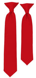 BOYS' SOLID RED TIE