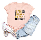 I am black History shirt