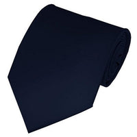 SOLID NAVY MENS' TIES