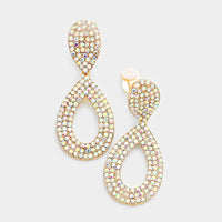 Teardrop Clip Earring