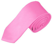 BOYS SOLID PINK  NECKTIE