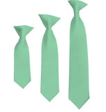 BOYS' SOLID MINT TIE